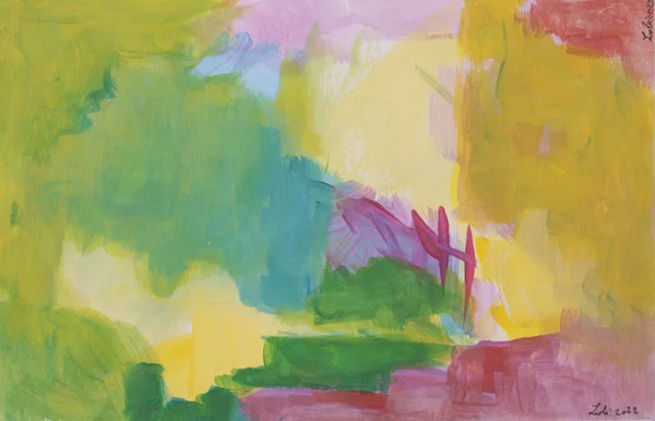 Acrylique sur papier 16cm x 24cm (1)