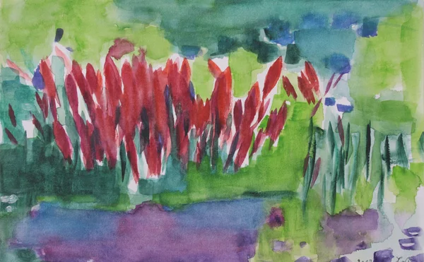 Aquarelle 15cm x 24cm